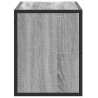 Meuble TV sonoma gris 80x31x39,5 cm bois d'ingénierie et métal 581330581330