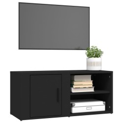 Meubles TV 2 pcs Noir 80x31,5x36 cm Bois d'ingénierie 581332581332