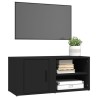 Meubles TV 2 pcs Noir 80x31,5x36 cm Bois d'ingénierie 581332581332
