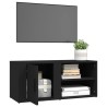 Meubles TV 2 pcs Noir 80x31,5x36 cm Bois d'ingénierie 581332581332
