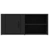 Meubles TV 2 pcs Noir 80x31,5x36 cm Bois d'ingénierie 581332581332