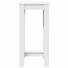 Table de bar blanc 51x50x103,5 cm bois d'ingénierie 581334581334