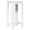 Table de bar blanc 51x50x103,5 cm bois d'ingénierie 581334581334