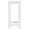 Table de bar blanc 51x50x103,5 cm bois d'ingénierie 581334581334