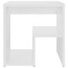 Table de chevet blanc 40x30x40 cm bois d'ingénierie 581336581336
