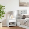 Table de chevet Blanc 40x30x39 cm Bois d'ingénierie 581337581337