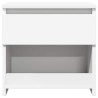 Table de chevet Blanc 40x30x39 cm Bois d'ingénierie 581337581337
