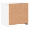 Table de chevet Blanc 40x30x39 cm Bois d'ingénierie 581337581337