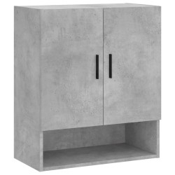 Armoire murale gris béton 60x31x70 cm bois d'ingénierie 581338581338