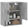 Armoire murale gris béton 60x31x70 cm bois d'ingénierie 581338581338