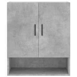 Armoire murale gris béton 60x31x70 cm bois d'ingénierie 581338581338