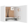 Table de chevet Blanc 30,5x30x30 cm Bois d'ingénierie 581339581339
