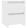 Table de chevet Blanc 30 x 30 x 40 cm Bois d'ingénierie 581340581340