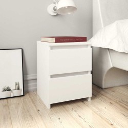 Table de chevet Blanc 30 x 30 x 40 cm Bois d'ingénierie 581340581340