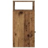 Table de chevet avec tiroir en bois ancien 25x31x66 cm 581341581341