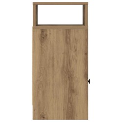 Table de chevet avec tiroir en chêne artisanal 25 x 31 x 66 cm 581343581343