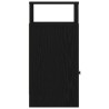Table de chevet avec tiroir noir 25x31x66 cm 581345581345