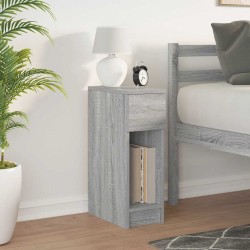 Table de chevet avec tiroir sonoma gris 20x36x60 cm 581346581346