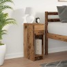 Table de chevet avec tiroir vieux bois 20x36x60 cm 581347581347