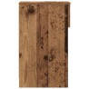 Table de chevet avec tiroir vieux bois 20x36x60 cm 581347581347