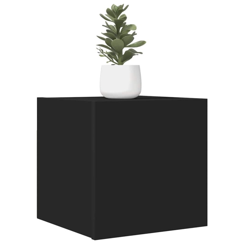 Meubles TV muraux 2 pcs Noir 30,5x30x30 cm 581350581350