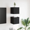 Meubles TV muraux 2 pcs Noir 30,5x30x30 cm 581350581350