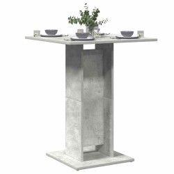 Table de bistro Gris béton 60x60x75 cm Bois d'ingénierie 581352581352