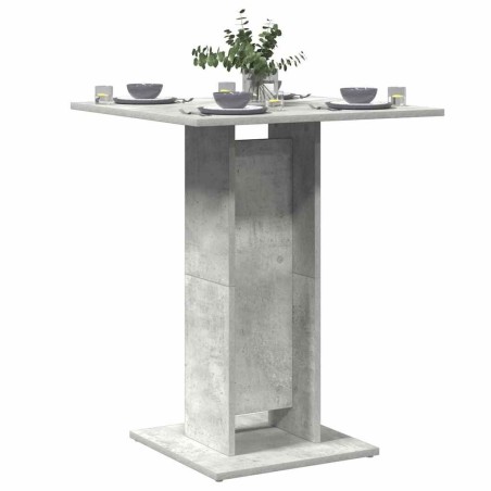Table de bistro Gris béton 60x60x75 cm Bois d'ingénierie 581352581352