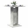 Table de bistro Gris béton 60x60x75 cm Bois d'ingénierie 581352581352