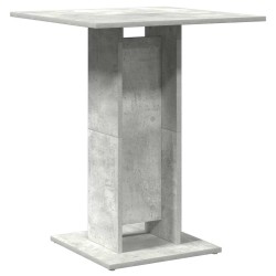 Table de bistro Gris béton 60x60x75 cm Bois d'ingénierie 581352581352