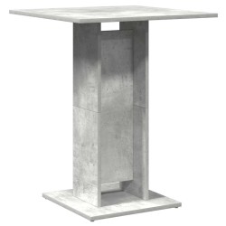 Table de bistro Gris béton 60x60x75 cm Bois d'ingénierie 581352581352