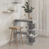 Table de bar et étagère de rangement Sonoma gris 100x50x101,5cm 581354581354