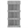 Table de bar et étagère de rangement Sonoma gris 100x50x101,5cm 581354581354