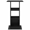 Table de bar Chêne noir 60 x 60 x 100 cm Bois d'ingénierie 581358581358