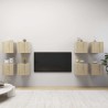 Meubles TV muraux 8 pcs Chêne sonoma 30,5x30x30 cm 581359581359