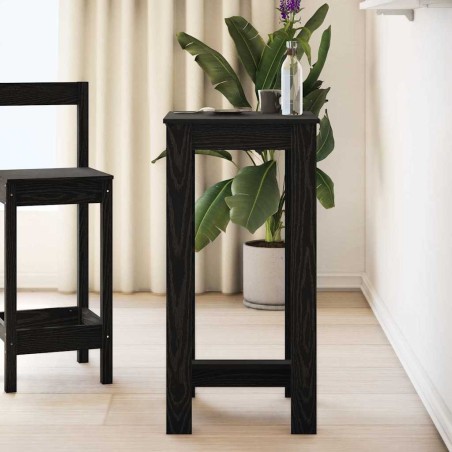 Table de bar Chêne noir 51 x 50 x 103,5 cm Bois d'ingénierie 581360581360