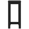 Table de bar Chêne noir 51 x 50 x 103,5 cm Bois d'ingénierie 581360581360