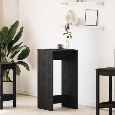 Table de bar Chêne noir 51 x 50 x 103,5 cm Bois d'ingénierie 581361581361