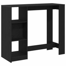 Table de bar Chêne noir 124 x 46 x 103.5 cm Bois d'ingénierie 581362581362