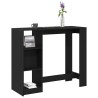 Table de bar Chêne noir 124 x 46 x 103.5 cm Bois d'ingénierie 581362581362