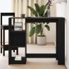 Table de bar Chêne noir 124 x 46 x 103.5 cm Bois d'ingénierie 581362581362