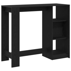 Table de bar Chêne noir 124 x 46 x 103.5 cm Bois d'ingénierie 581362581362
