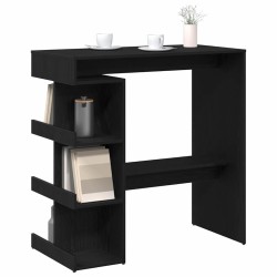 Table de bar Chêne noir 100 x 48 x 101,5 cm Bois d'ingénierie 581363581363