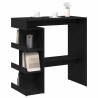 Table de bar Chêne noir 100 x 48 x 101,5 cm Bois d'ingénierie 581363581363