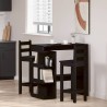 Table de bar Chêne noir 100 x 48 x 101,5 cm Bois d'ingénierie 581363581363