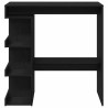 Table de bar Chêne noir 100 x 48 x 101,5 cm Bois d'ingénierie 581363581363