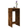 Table de bar chêne fumé 51x50x103,5 cm bois d'ingénierie 581364581364