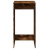 Table de bar chêne fumé 51x50x103,5 cm bois d'ingénierie 581364581364