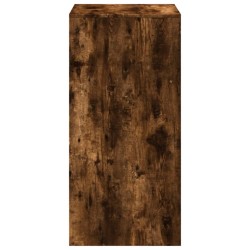 Table de bar chêne fumé 51x50x103,5 cm bois d'ingénierie 581364581364