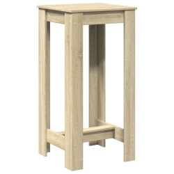 Table de bar chêne sonoma 51x50x103,5 cm bois d'ingénierie 581365581365